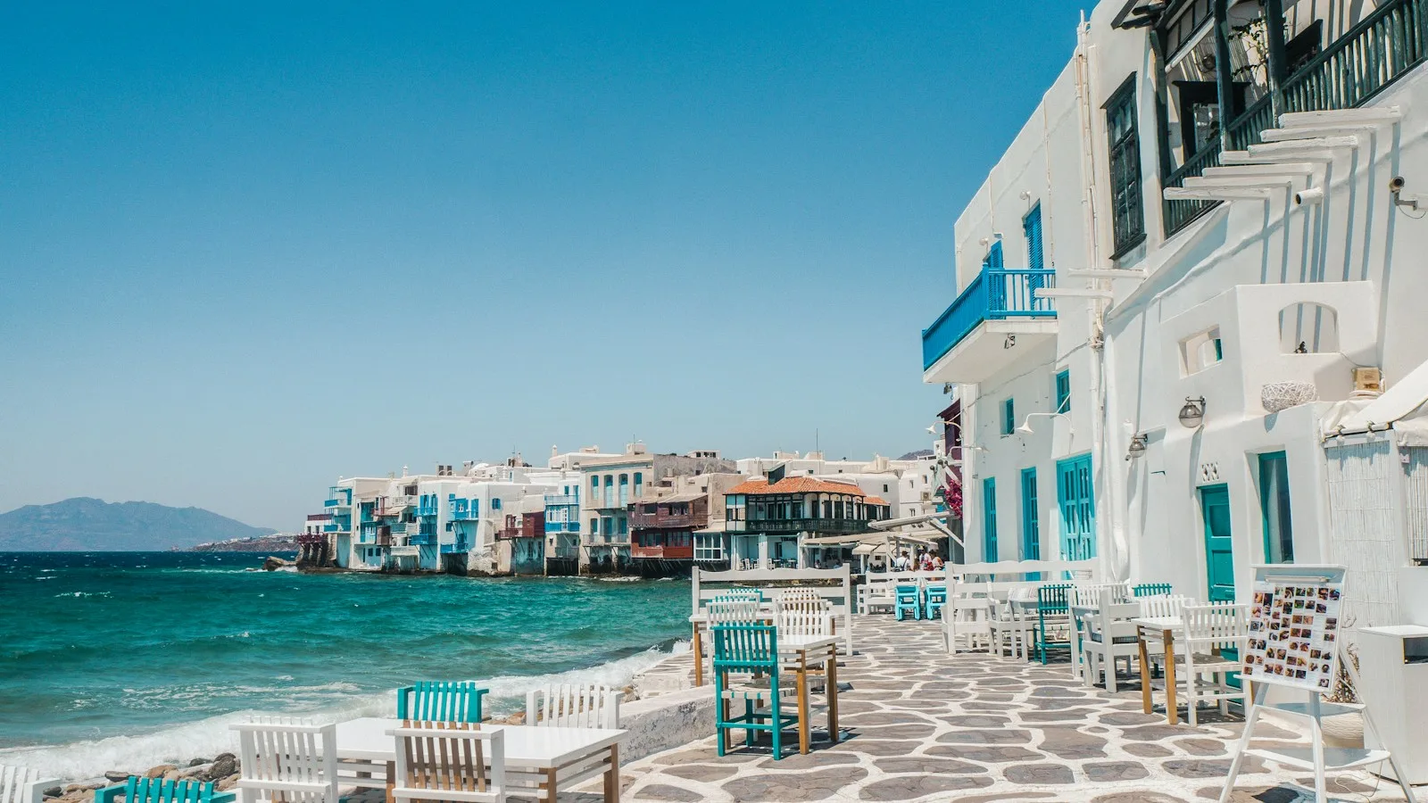 ️ Mykonos-ville (Chora) : ruelles blanches et vieux port